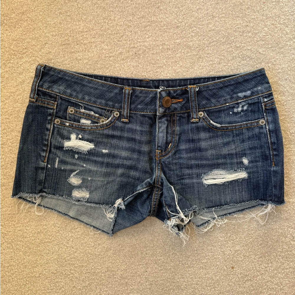 Distressed Denim Women Shorts